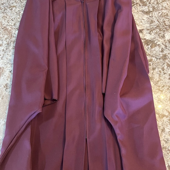 M/L Graduate Graduation Cap, Gown Burgundy University College Medium Large Maste - Picture 6 of 10